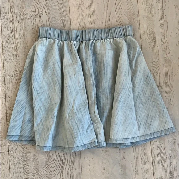 Chan Luu Chambray Mini Skirt - Picture 1 of 5